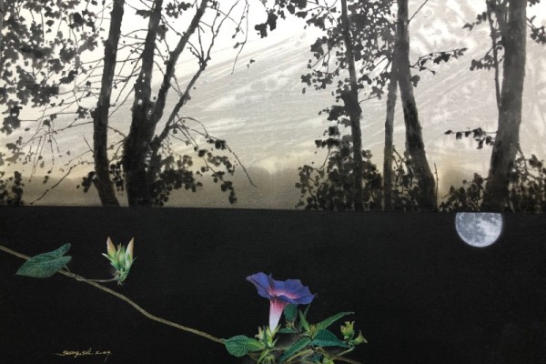 깊은, 91X117cm, 천에 수묵과 채색.jpg