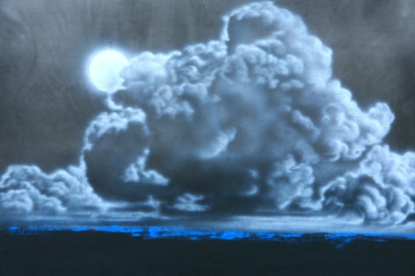 하늘을 보아요, 61X73cm, 종이에 수묵과 채색, 2025.JPG